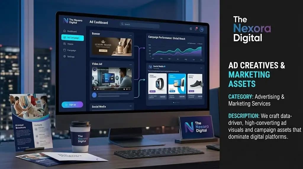 Ad creatives and marketing assets design for Meta Facebook Instagram Google campaigns — performance-driven creative strategy